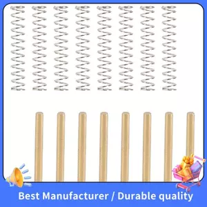 8 Chiếc M2.5x32MM Đàn Guitar Điện Humbucker Bán Tải Điều Chỉnh Chiều Cao Vít Và Lò Xo - Pitch 0.4mm - Vàng