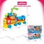 Xe tập đi, xe chòi chân trẻ em hình tàu hoả kết hợp 2 trong 1 cao cấp Winfun 0803