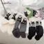 AqToCna Hoạt Hình Mèo Dễ Thương Màu Sắc Phù Hợp Với Polyester Cotton Sos Giữa Ống Sos Thoáng Khí Hút Mồ Hôi Thể Thao So Sweet Sinh Viên So AqToCna