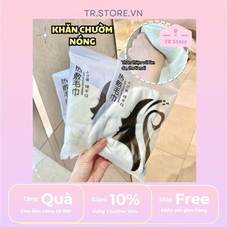 Mặt Nạ Khăn Xông Mặt Gecomo 3 Lỗ Có Dây Đeo Tai - Chất Liệu San Hô Chăm Sóc Da Chuẩn Spa Tại Nhà