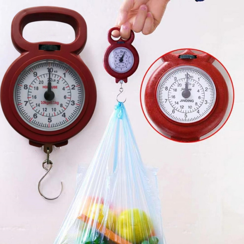 Cân Lò Xo Cân mini Cầm Tay Đa Năng Gia Dụng 10Kg, Cân Hàng Hóa Xách Tay -FE120