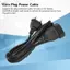 Apill Cáp nối dài 100‑250V EU Plug Power 2.5A Vỏ ngoài PVC cho văn phòng