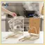 Nắp nồi nhà bếp B & N Ra 5 khe cắm sắp xếp để lưu trữ tủ mặt bàn Tiết kiệm không gian Giá đỡ có thể điều chỉnh cho gia đình.