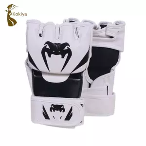 Găng Tay Mma Sparring Nhẹ Nửa Ngón Tay Rỗng Lòng Bàn Tay Chiến Đấu Huấn Luyện Găng Tay Đấm Bốc Cho Nữ Unisex Người Lớn Thể Dục