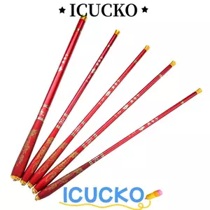 Cần câu siêu nhẹ ICUCKO, Chất liệu sợi Carbon Loại nạp cần câu bằng kính thiên văn, Cơ chế kính thiên văn Chiều dài 1.6m-4.8m Thiết kế cực tay Cá chép Cần câu cá ngoài trời