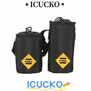 Túi tay lái phía trước xe đạp ICUCKO, Túi đựng bình nước Bảo quản tay lái xe đạp Túi thân, Phụ kiện đi xe đạp Túi cách nhiệt Túi đi xe đạp