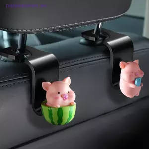 Phim Hoạt Hình Pig Du Ghế Sau Ba Móc Tựa Đầu Giá Đỡ Móc Treo Lưu Trữ Đa Năng Sắp Xếp Phụ Kiện Nội Thất Ô Tô MỚI