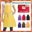 Tạp dề màu trơn dành cho người lớn dành cho nhà bếp và nhà hàng Pinafore với các nhà thơ VN