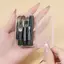HFSHY 6 Chiếc Mini Du Lịch Bộ Cọ Trang Điểm Có Hộp Di Động Mỹ Phẩm Phấn Nền Blush Trộn Che Khuyết Điểm Bàn Chải Dụng Cụ Trang Điểm VN