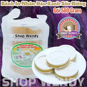 Bánh In Nhân Đậu Xanh - - 500gram - Rất ngon Thích hợp Làm Quà Tặng - Ăn Chay Được