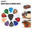 SMILE 10 Chiếc Đàn Guitar Điện Chọn, Celluloid Bề Mặt Mịn Đàn Guitar Pick Holder Màu Sắc Tươi Sáng Độ Dày 0.46 / 0.71 / 0,96mm Đàn Guitar Plectrum