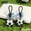 2026 World Cup Da Bóng Đá Móc Khóa Phụ Kiện Hoạt Hình Da Cao Cấp Nhỏ Quà Tặng Túi Dễ Thương Treo 5.29