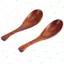 PYCOU 2 Thìa Canh, Thìa Gỗ Tay Cầm Ngắn Bằng Gỗ, Thìa Cà Phê Chịu Nhiệt Cạnh Tròn Đánh Bóng Thân Thiện Với Môi Trường Khuấy Cà Phê