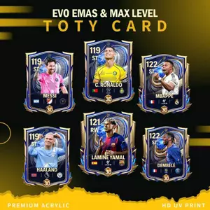 FC MOBILE GANTUNGAN KUNCI AKRILIK TEMA EVENT KARTU PEMAIN SEPAKBOLA FCM TERUPDATE HD QUALITY
