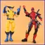 SQ3 The Avengers X-Men Wolverine Deadpool Bộ sưu tập nhân vật hành động khớp nối Trang trí QS3