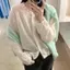Áo len dệt kim mùa xuân Lười Phong cách mới Rời hàng Châu Âu Hàng hóa mỏng hơn Phong cách phương Tây giảm tuổi