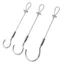 Hàng sẵn có Chiếu sáng Dây thép Sling Dây thép có thể điều chỉnh Dây đeo Sling Mã treo Tranh Dây khóa Tự khóa Lớn