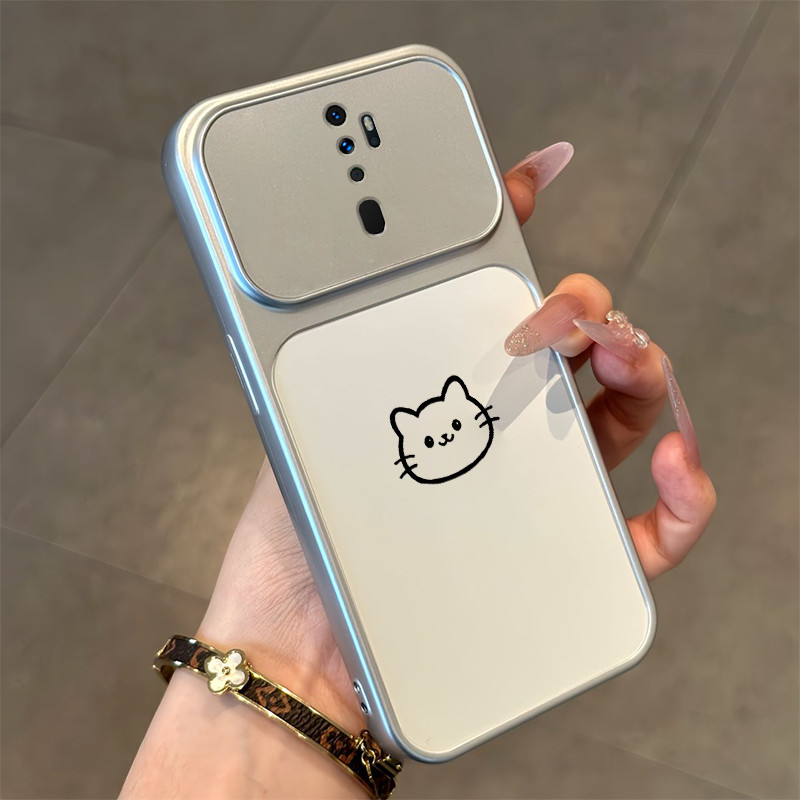 Ốp Lưng PBZZ Cho OPPO A5 2020 a9 2020 F11 Vỏ Điện Thoại Lo Âu Vỏ Mềm Silicon Chống Sốc Thiết Kế Mới Thẩm Mỹ Cặp Đôi Mèo Hoạt Hình Dễ Thương DSCYGT1