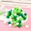MỚI 100 Cái / lốc Macaron Pompom Lông Tơ Bóng 10 Mm Coloful Sang Trọng Bóng Handmade Thủ Công DIY Trang Trí Đồ Chơi Băng Đô Quấn Tóc Chất Liệu Phụ Kiện SKY