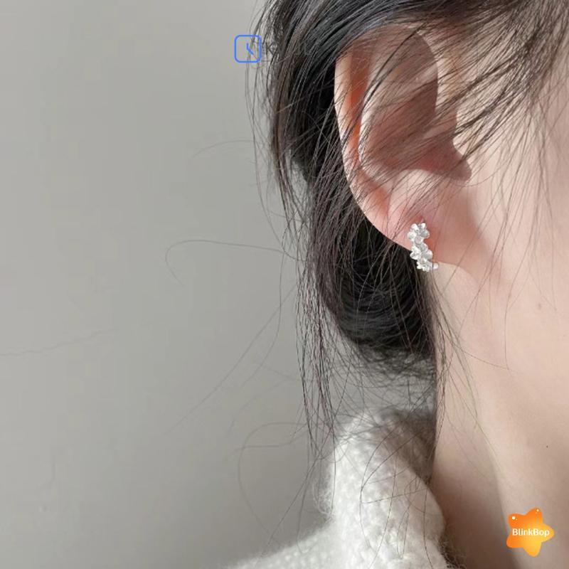 [KvJJL-t] 1 Đôi Bông Tai Vòng Tròn Hoa Hồng Nhỏ AAA Zircon Dành Cho Nữ Quyến Rũ Đính Hôn Trang Sức Cưới Mới