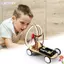 BEABOUT STEM Xe gió điện, Bộ dụng cụ DIY Mô hình thí nghiệm vật lý khoa học, Giáo dục cao cấp Tương tác Khai sáng Gió Xe điện trẻ em