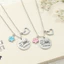 Bộ mặt dây chuyền khâu hợp kim kẽm tươi mát đơn giản Thích hợp cho nam giới Quà tặng nữ
