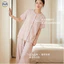 Phong cách Nhật Bản Muji Style / Bộ đồ ngủ cổ tròn Cotton nguyên chất sợi hai lớp dành cho nữ / Bộ đồ dài tay ngắn mỏng màu trơn dài / Bộ đồ quần ngắn tay có thể mặc bên ngoài mùa hè