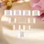PNPIA- 10 Cái 10 * 15MM Kim Cương Giả Bikini Kết Nối Bule Hợp Kim Dây Chuyền Đồ Bơi Trang Trí Kim Cương Giả Bule DIY Phụ Kiện Trang Sức