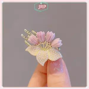 JRP Thời Trang Phong Cách Hàn Quốc Hợp Kim Bên Barrettes Kẹp Tóc Mùa Hè Ngọt Ngào Dễ Thương Nổ Kẹp Hoa Phụ Kiện Tóc Cho Nữ Mũ JRP