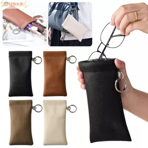 Túi Bảo Quản Kính Mắt OUSXA, Kính Bản Lề Lò Xo Da PU Bảo Vệ, Di Động Chống Bụi Tự Động Đóng Cửa Treo Kính Mắt Túi Du Lịch Sử Dụng