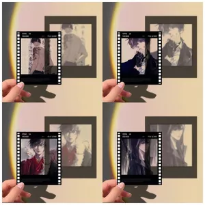 Tomb Raiders Ghi Chú Ngoại Vi Ngược Tấm Phim Kirating Polaroid Chiếu Phim Thẻ Trong Suốt Phim Trong Suốt Treo Quà Tặng 6.2