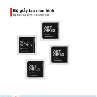01 Khăn cồn ướt lau  màn hình điện thoại khi dán, lau kính bụi