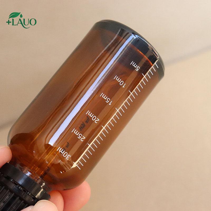 Springevenstar 5ml-100ml Chai nhỏ giọt có quy mô Thuốc thử Giọt mắt Hổ phách Thủy tinh Hương liệu Chất lỏng tte Chai có thể nạp lại Chai du lịch Springevenstar