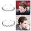 PNPIA- Unisex Kim Loại Sóng Mùa Xuân Tóc Hoop La Chống Trơn Trượt Thể Thao Ngoài Trời s Băng Đô Quấn Tóc Đơn Giản Cho Nữ Nam Rửa Mặt Mũ Đội Đầu