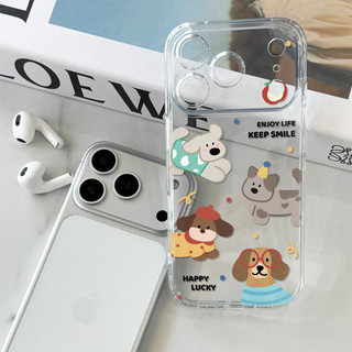 Chó lạp xưởng dự tiệc ỐP đIệN ThoạI Cho IPhone 17 16PRO 15Plus 14 13 12 11 Promax XR XSMAX ốP Silicon TPU MềM Trong SuốT