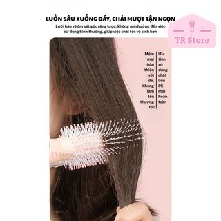 50 Lưới Bọc Lược Vệ Sinh Tóc Thông Minh - Miếng Lưới Lót Giúp Loại Bỏ Tóc Rụng Nhanh Chóng