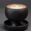 JUNYUE88US Cốc Cà Phê Gốm, Tròn Với Đĩa Xoay Trà, Phong Cách Nhật Bản 150ML Lò Glaze Thủ Công Retro Latte Cup Sử Dụng Tại Nhà