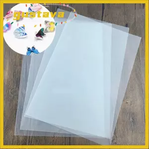 GUSTAVA 3 / 5 / 10 Tấm Nhựa Thu Nhỏ, Phim Thu Nhiệt Mờ Mờ, Giấy Phim Nghệ Thuật Thu Nhỏ DIY Thời Trang Cho Đồ Dùng Handmade Làm Tiệc Deco