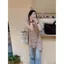 Đầm đeo hoa phong cách ngọt ngào Nữ phong cách mới Nhìn khổng lồ Đầu xuân đẹp đẹp đẹp Pháp