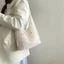 Túi thêu nách GUSTAVA, Túi thêu hoa phong cách Hàn Quốc dung tích lớn, Chất liệu gạc thanh lịch Túi Tote lưới sang trọng Sử dụng rộng rãi