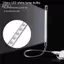 apill Fydun Đèn LED USB sáng Máy tính xách tay & PC 10 Cái Đèn linh hoạt di động Chiếu sáng bàn phím đọc sách lý tưởng - SilverBlackRed Options (Silver)