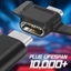 Bộ chuyển đổi Micro USB sang Type-C - Linh kiện thay thế chuột chơi game - dành cho Logitech G403 G703 GPW - Bộ chuyển đổi sạc nhanh - Đầu nối Snap-on / Giao hàng miễn phí