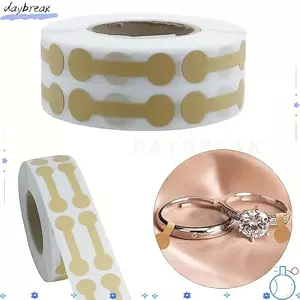 DAYBREAK 500 Cái / cuộn Nhãn dán giá trang sức, Thẻ treo công cụ trưng bày giấy Kraft, Thẻ thiết kế quả tạ Giấy DlY Thẻ Trang sức Hangtags