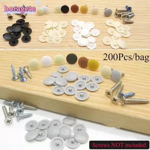 BORAGETE 200 Cái / túi Hạt Có Mũ Bảo Vệ Bên Ngoài Nội Thất Thiết Thực