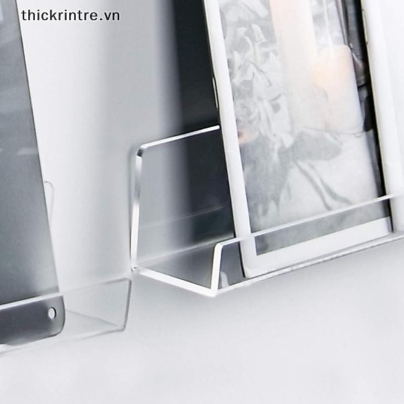 THI 1/4 Kệ đĩa than tối giản, giá treo tường trưng bày, giá đỡ máy phát, lưu trữ đĩa, khung đĩa VN