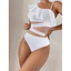Đồ Bơi Châu Âu Mỹ Gợi Cảm Màu Trơn Đồ Bơi Một Mảnh Nữ Bikini Đồ Bơi