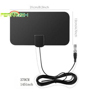 [Fernweh] Ăng-ten TV HDTV DVB-T2 Flat HD Kỹ Thuật Số Trong Nhà Khuếch Đại Phạm Vi 50 Dặm TVFox [MỚI]