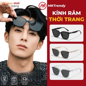 Kính râm gọng vuông MKTRENDY kính mát thời trang nam nữ chống tia UV chống nắng phong cách Hàn Quốc R8