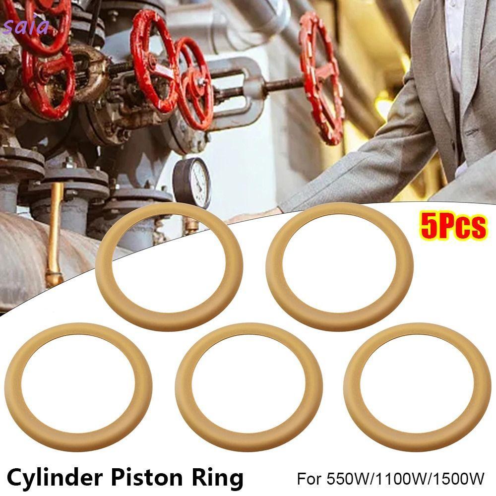 SAIA 5 Chiếc Nhẫn Piston, Vòng Cách Nhiệt Xi Lanh Chống Mài Mòn, Bộ Phận Máy Nén Khí Cao Su Bền Cho Máy Nén Khí Im Lặng Không Dầu 550W / 1100W / 1500W