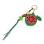 Dễ Thương mini Fruit Series Da Đồng Xu Ví Điện Thoại Di Động Mặt Dây Chuyền Niche Sáng Tạo Cotton Đầy Hồng Túi Mặt Dây Chuyền